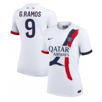 Paris Saint-Germain Goncalo Ramos #9 Fotballklær Bortedrakt Dame 2024-25 Kortermet